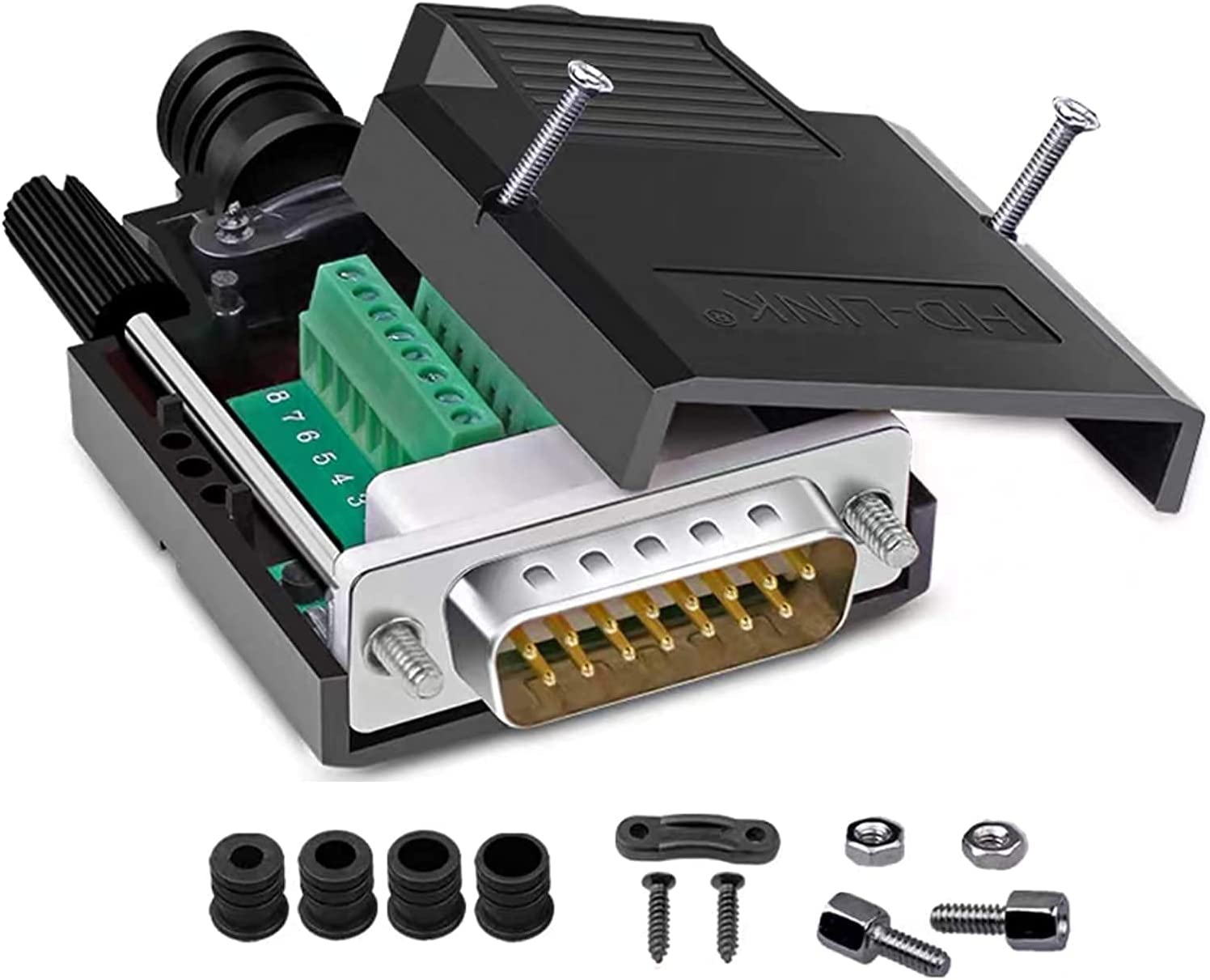 DB15 L tfreier D SUB Adapter 15 polig Mit Geh use DIY Autosteer 