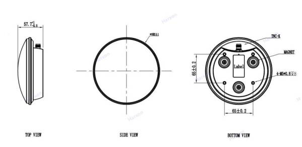 BY 504 GNSS  Tri-band Vermessungs GNSS Antenna (L1, L2 & L5 Band) inkl. 5 m rugged Kabel – Bild 4